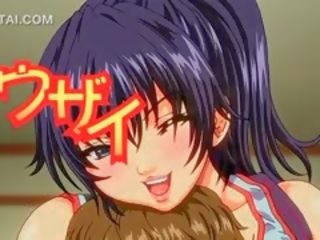 Busty fantastic Hentai cookie Caught Working Wet Tits